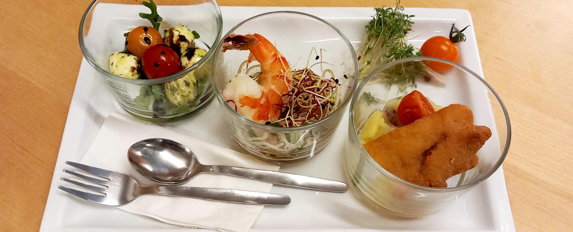 Dreierlei Fingerfood Dreierlei-Fingerfood